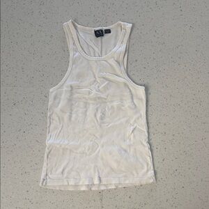Armani Exchange Classic White Tank Top